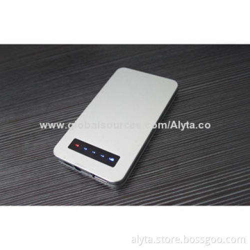 6,000mAh Source Portable Touch Screen Power Bank with Aluminum Alloy Shell